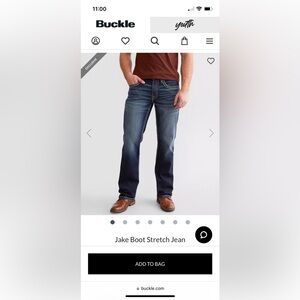 Men’s BKE Jake Boot Stretch Jean.